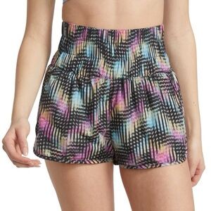 FREE‎ PEOPLE - The Way Home Printed Shell Running Shorts